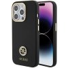 Guess GUHCP15LM4DGPK iPhone 15 Pro6.1 czarny/black hardcase Silicone Logo Strass 4G